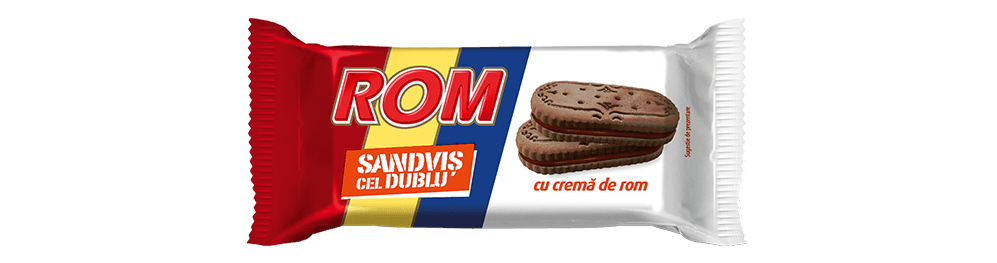 Autentic Rom sanvis cel dublu, biscuiti cacao cu crema rom, 36g